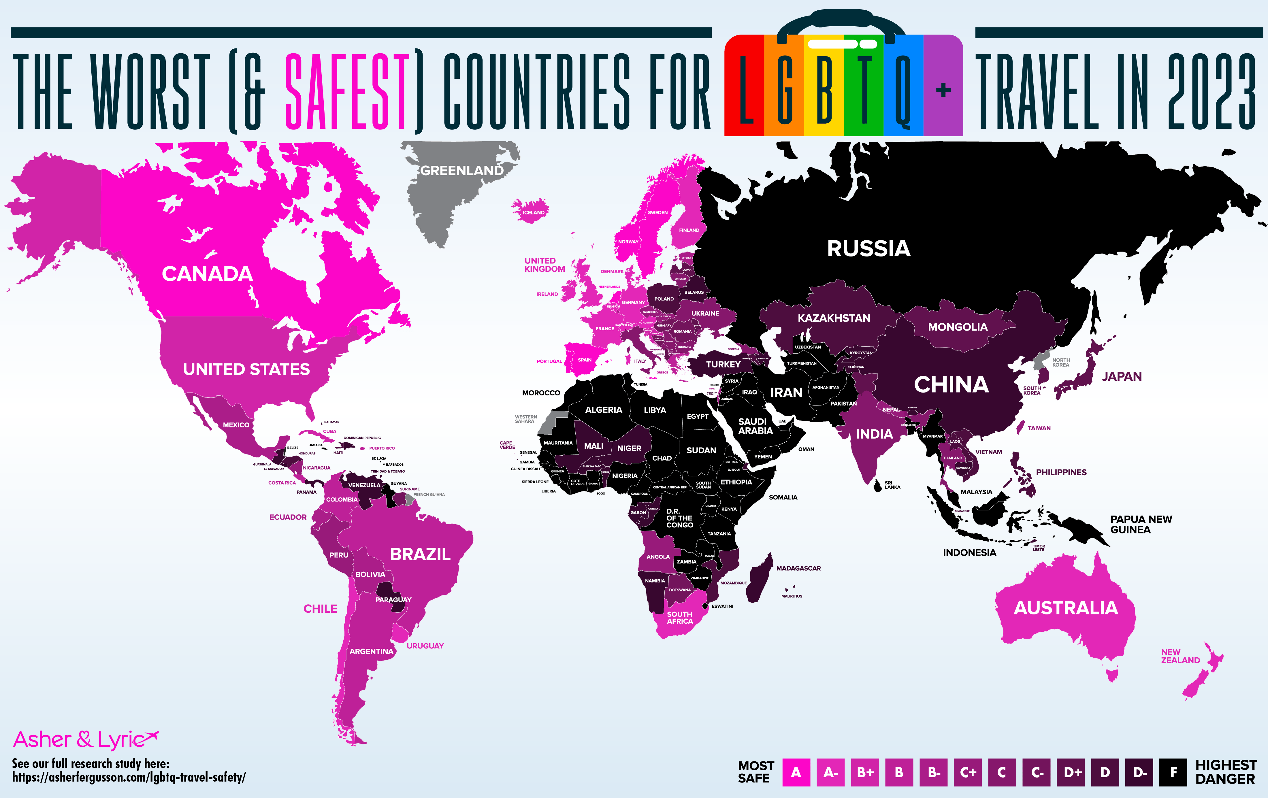 LGBTQ+ Travel Safety Index 2023