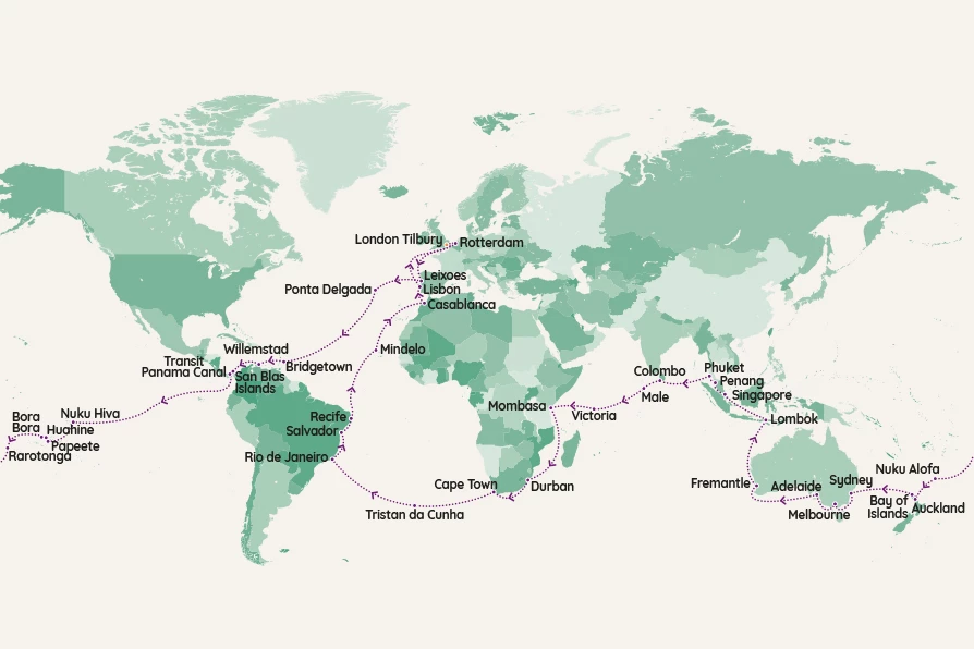 2024 GRAND ROUND THE WORLD CRUISE