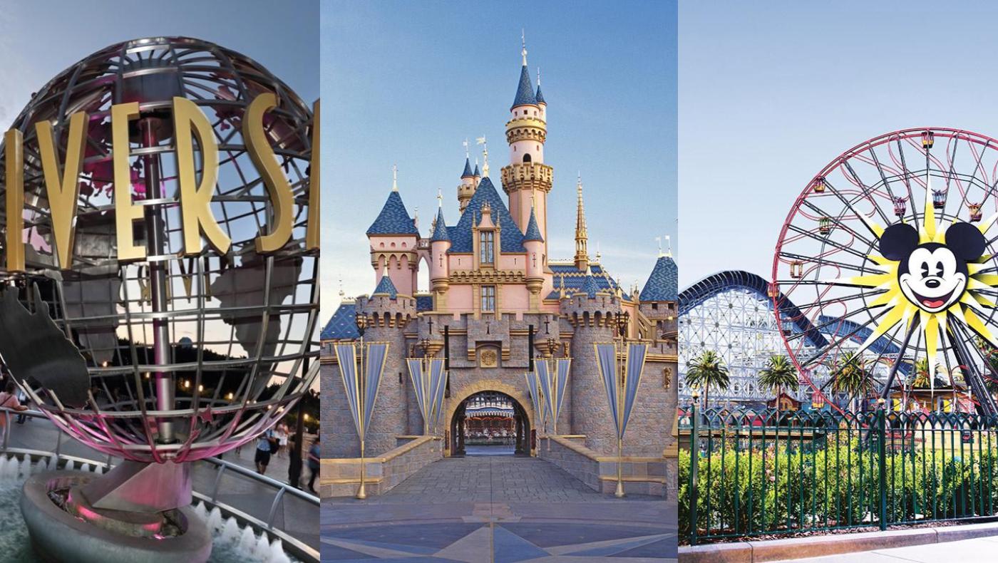 California: Disneyland + Universal Studios Hollywood