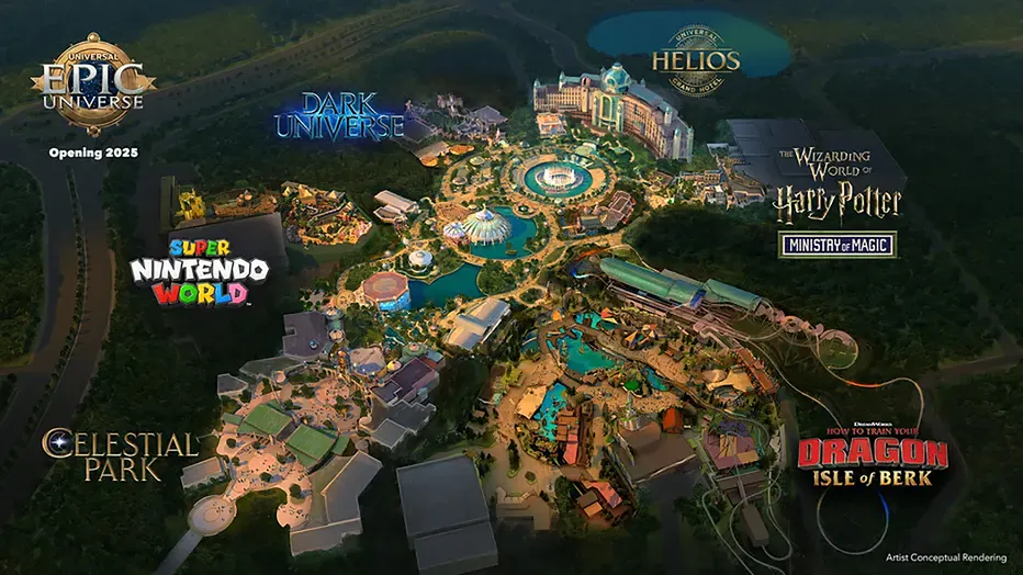Universal Epic Universe opening 22 may 2025