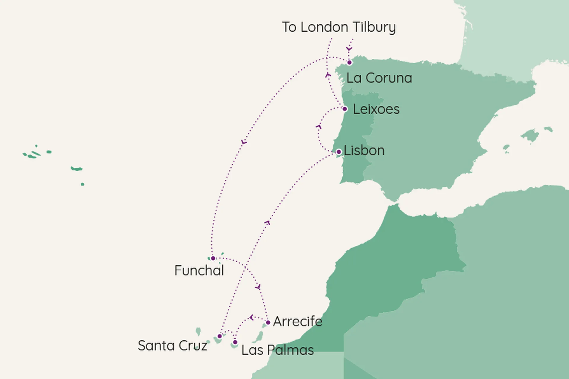 16 Night Winter Sun Cruise, Spain, Portugal & Canaries