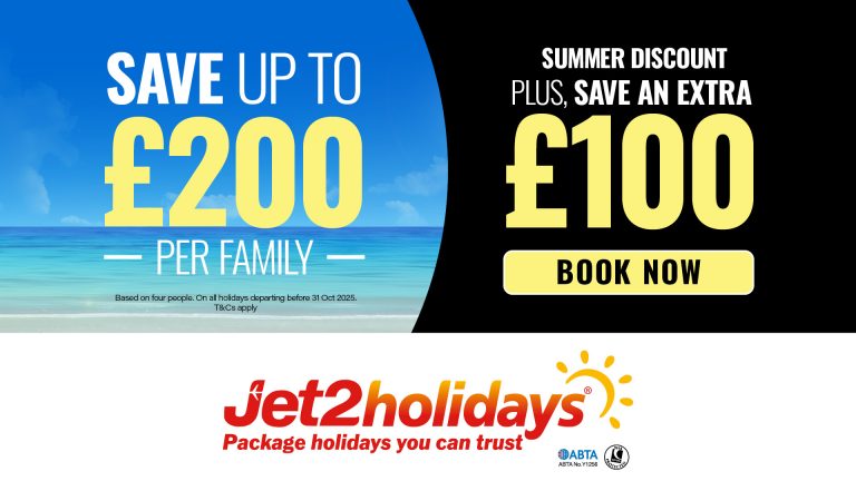 Jet2 Holidays flash sale – last MINUTE saving on departures this summer