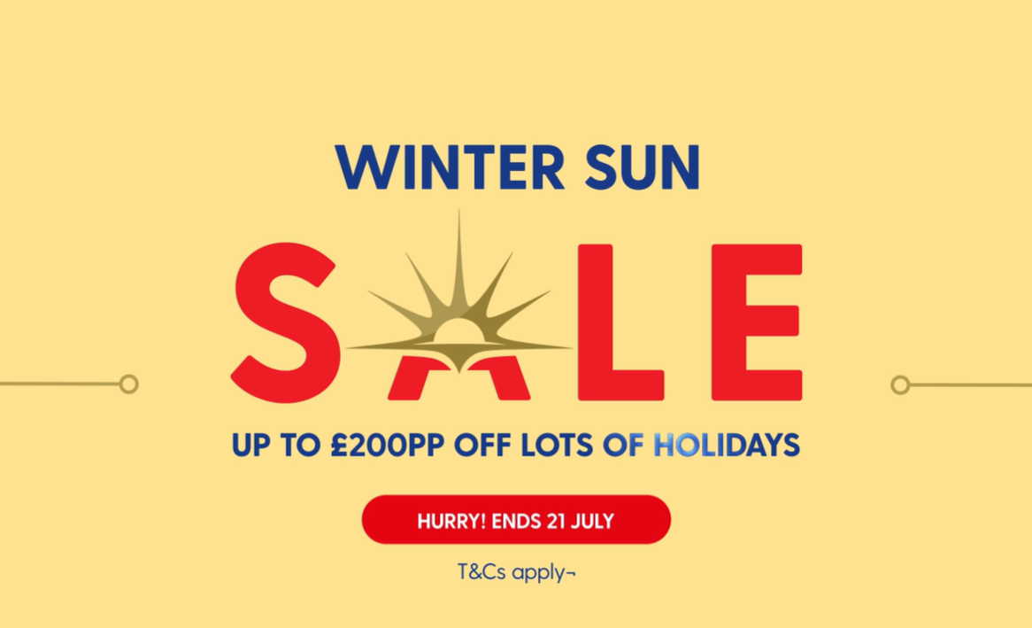 P&O Cruise flash winter sun sale