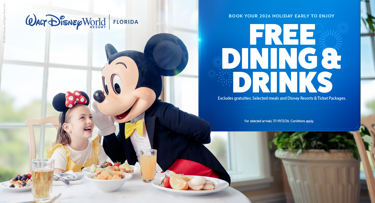 Disney’s Coronado Springs Resort, FREE Dining & Drinks, April 2026, 14nts & Park Tickets Included