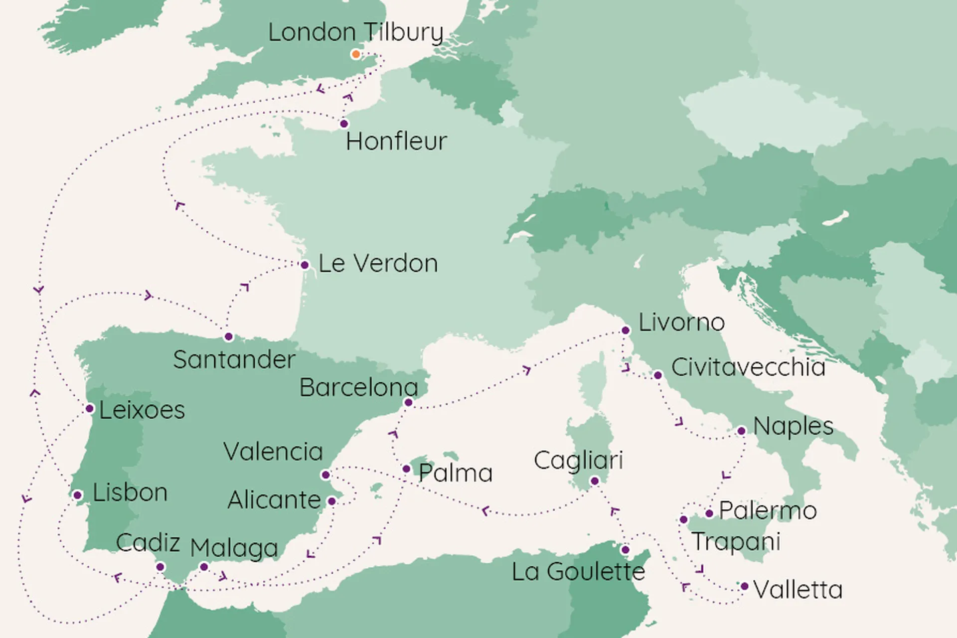 31 Night Classical Mediterranean Cruise