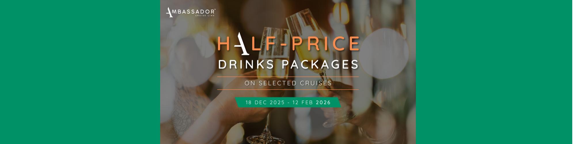Half-Price Drinks Packages