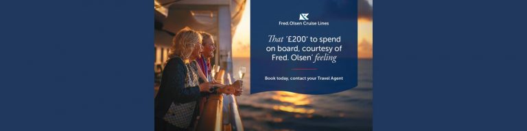 up to £200 per cabin to spend on board