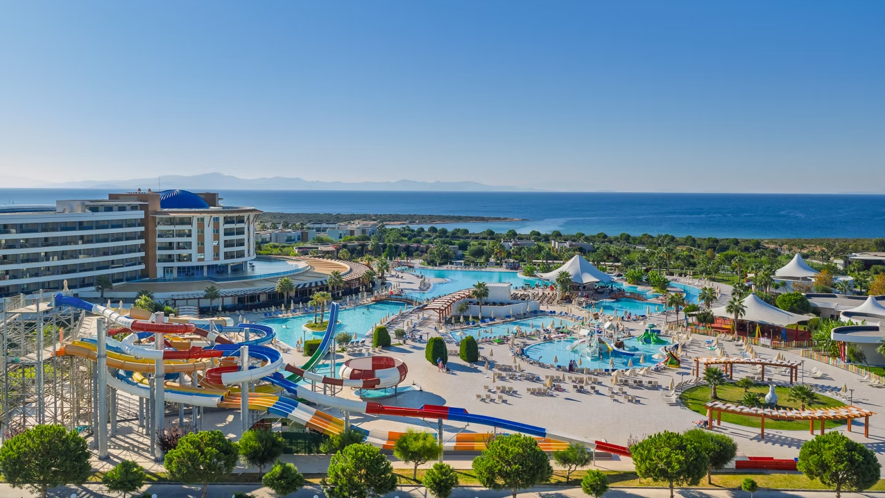 7 nights, Didim – Bodrum, All Inclusive, Beachfront Resort with Water-park + Swim up Room