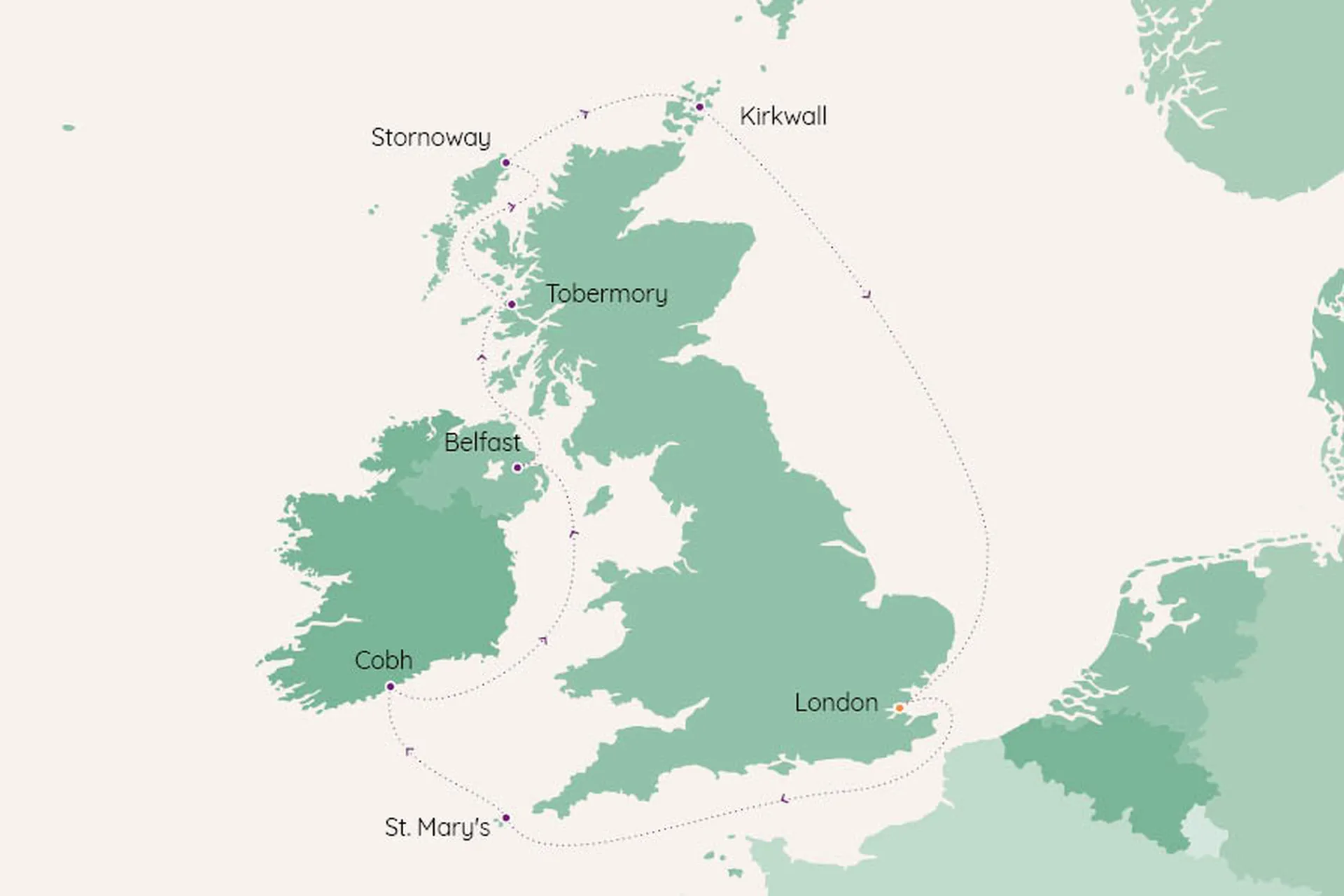 Treasures of the British Isles, 10 nights